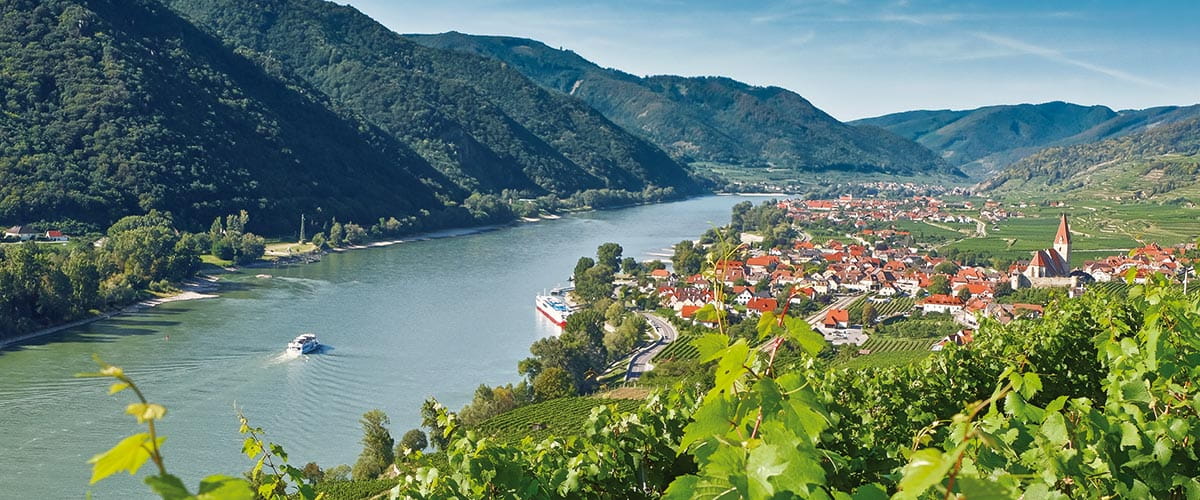 A view over the Wachau Valley, Austria